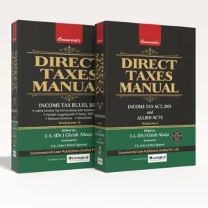 Direct Taxes Manual by Dr CA Girish Ahuja (Set of 2 Vols.) – Edition 2026