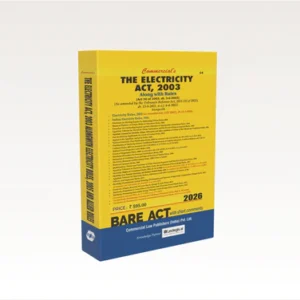 The Electricity Act, 2003 (with Short Notes) by Commercial – Edition 2026