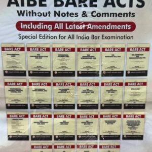 AIBE Set (ALL INDIA BAR EXAMINATION BARE ACT SET) by Samarth Agarwal (Set of 22 Bare Acts) – Edition 2026