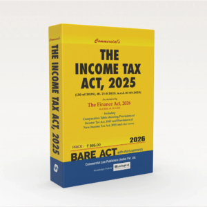Income Tax Act, 2025 (As amended by The Finance Act, 2026) – Edition 2026