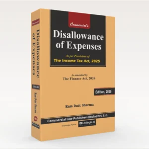 Disallowance of Expenses by Ram Dutt Sharma – Edition 2026