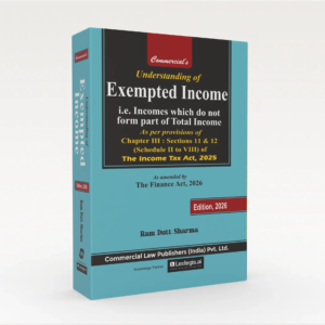 Understanding of Exempted Income by Ram Dutt Sharma – Edition 2026