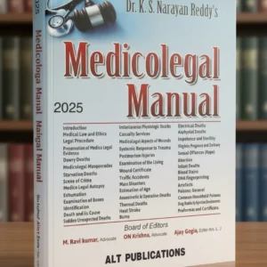 Medicolegal Manual by Dr. K. S. Narayan Reddy – 9th Edition 2025