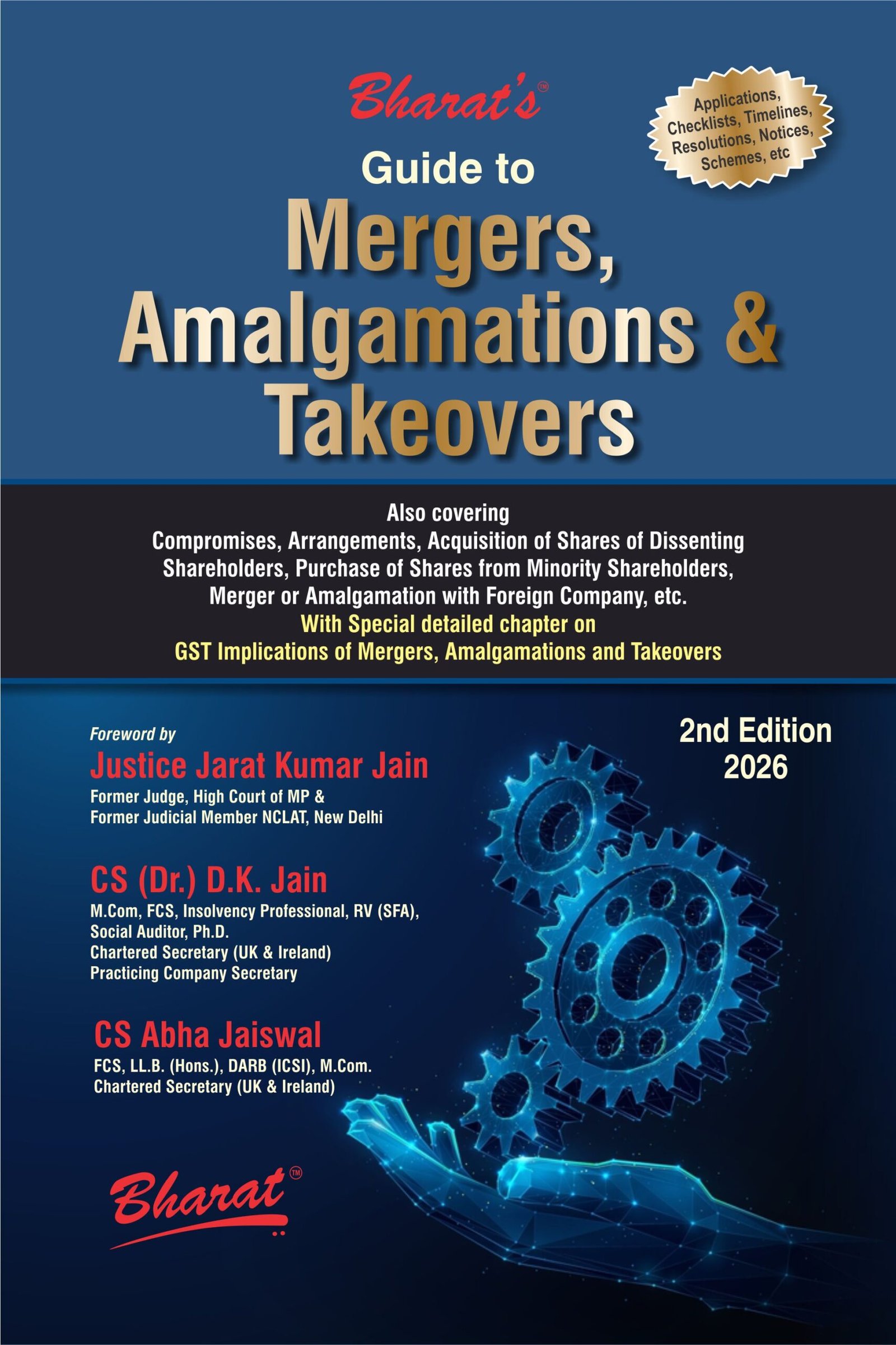 Guide to Mergers, Amalgamations & Takeovers by CS (Dr.) D.K. Jain CS Abha Jaiswal - 2nd Edition 2026