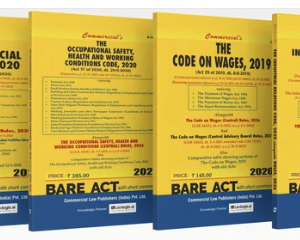 Commercial New Labour and Industrial Laws (Set of 4 Books) – Along with Rules, 2026