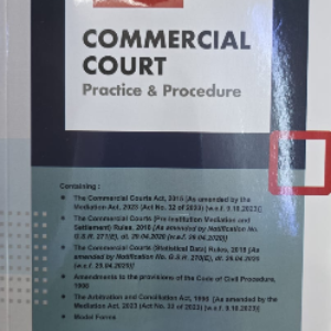 Commercial Court : Practice and Procedure by Pandey – Edition 2026