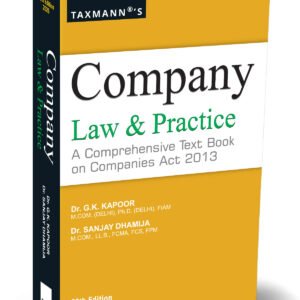 Company Law and Practice by G.K. Kapoor and Sanjay Dhamija – 29th Edition 2026