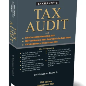 Tax Audit | Srinivasan Anand G. | 19th Edition Assessment Year 2026-27