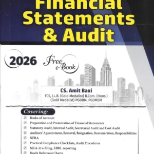 Company Financial Statements and Audit 2026 | CS Amit Baxi | Edition 2026