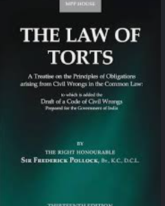 The Law of Torts | Sir Frederick Pollock | 13th Edition
