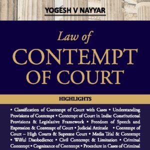 Law of Contempt of Court | Yogesh V Nayyar | 2nd Edition 2026