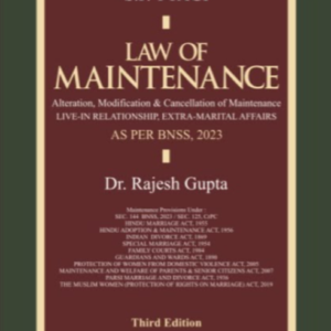 Law of Maintenance | S P Tyagi | 3rd Edition 2026